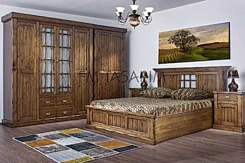 Efes Country Masif Yatak Odası
